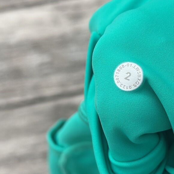 Lululemon Fast and Free High-Rise Tight 25” Pockets size 2 NWT Maldives Green - Picture 4 of 4
